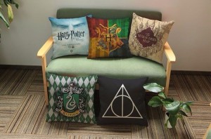 Create meme: Harry porter, cushion, Harry Potter logo