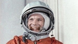 Create meme: Gagarin was the first spaceman, Gagarin was the first, cosmonaut Yuri Gagarin