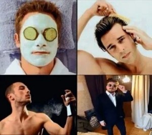 Create meme: create memes, face masks, men