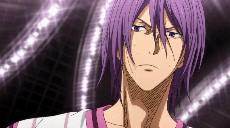 Create meme: basketball kuroko murasakibara, kuroko basketball, murasakibara Atsushi in the stream