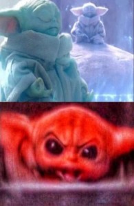 Создать мем: мемов, малыш йода, baby yoda meme