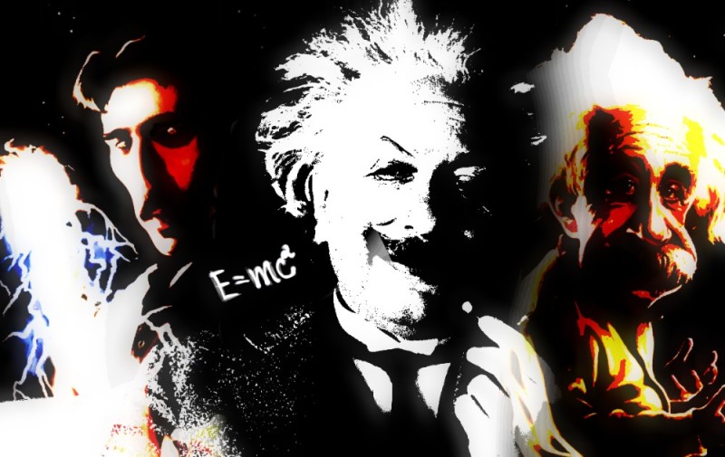 Create meme: Einstein portrait, Albert Einstein and, Jacob Einstein