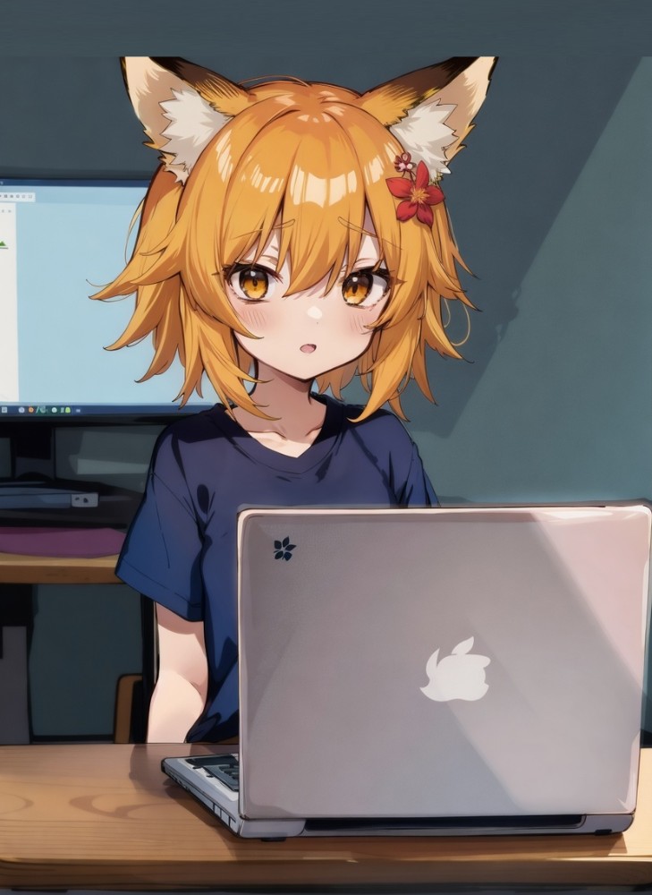 Create meme: anime fox, neko ark anime, anime