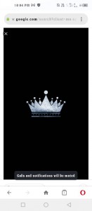 Create meme: logo, the crown on black background