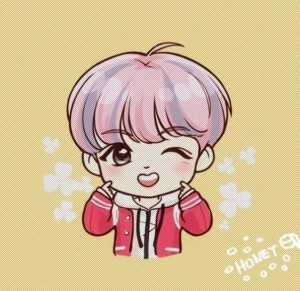 Create meme: bts Chibi drawings with colored pencils, BTS Chibi, Chibi bts j-hope