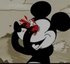 Create meme: Mickey mouse, meme of Mickey mouse, Mickey mouse pokes out his eye