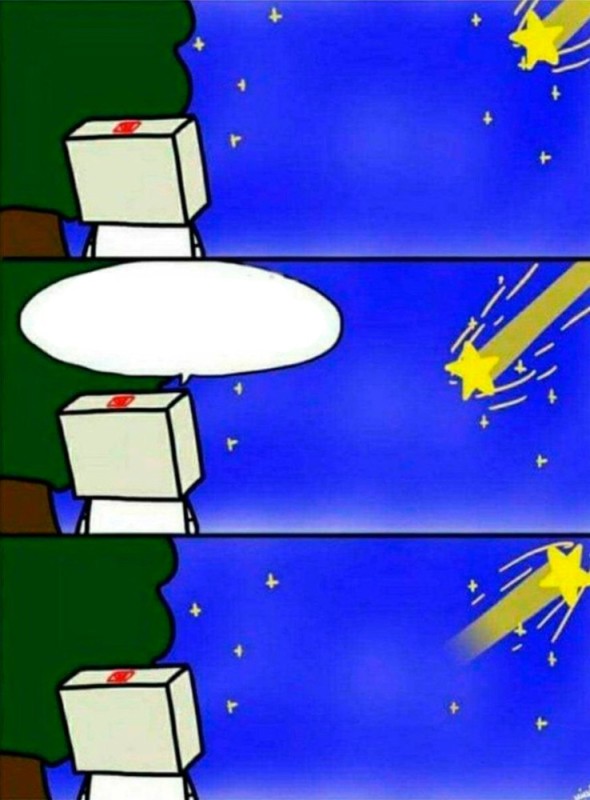 Create meme: Shooting star meme, blanks for memes, template for memes