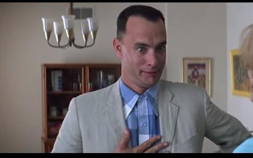 Create meme: Forrest Gump , Tom Hanks Forrest Gump, Tom Hanks 