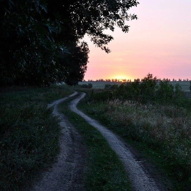 Создать мем: пейзаж, дорога, дорога поле