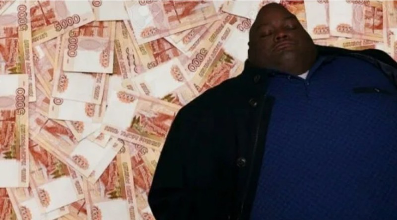 Create meme: a Negro on a pile of money, The negro on the money meme, Breaking bad nigger on the money