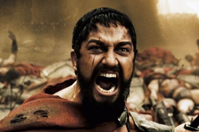 Create meme: king Leonidas the 300 Spartans, Leonidas the 300 Spartans, Sparta 