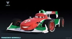 Create meme: Francesco Bernoulli and lightning McQueen, cars 2 Francesco Bernoulli