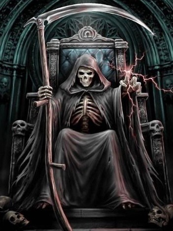 Create meme: santa muerte, gothic fantasy, fantasy 