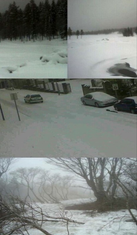 Create meme: And snow, winter blizzard, snowstorms