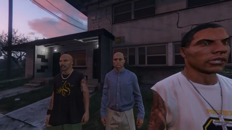 Create meme: GTA 5 Franklin and Lamar, gta 5 franklin, vagos gta 5