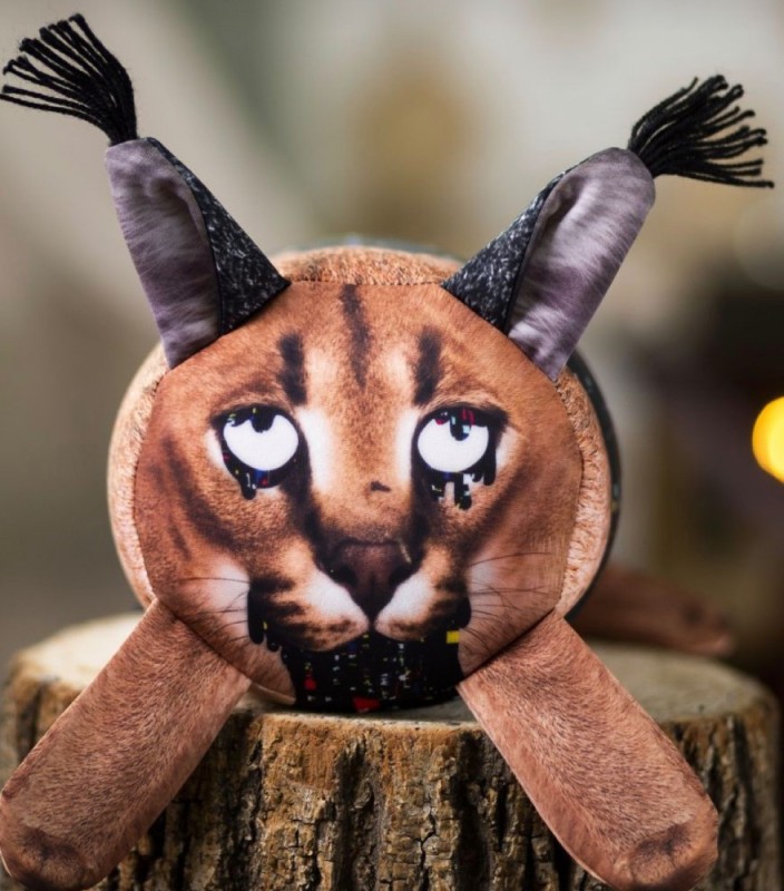 Create meme: caracal slap, toy , slap toy