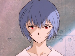 Create meme: Rei evangelion