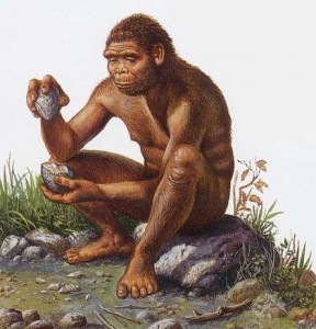 Create meme: caveman, Homo habilis pictures, homo erectus