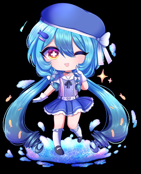 Create meme: gacha life, gacha club blue color, gacha life