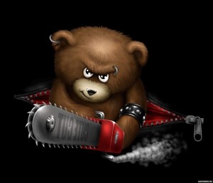 Create meme: angry bear, bear, bear evil
