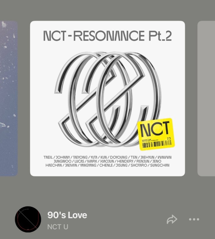 Создать мем: nct 2020 logo, 2nd album, обложка альбома nct resonance