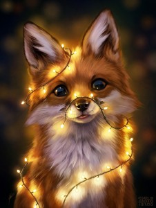 Create meme: Fox art