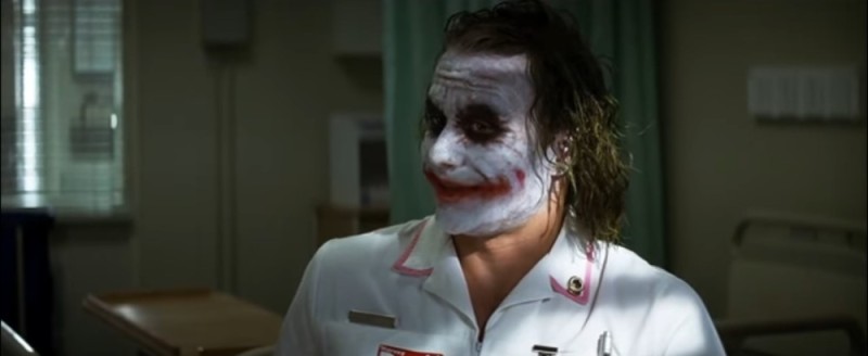 Создать мем: джокер, heath ledger joker, темный рыцарь джокер