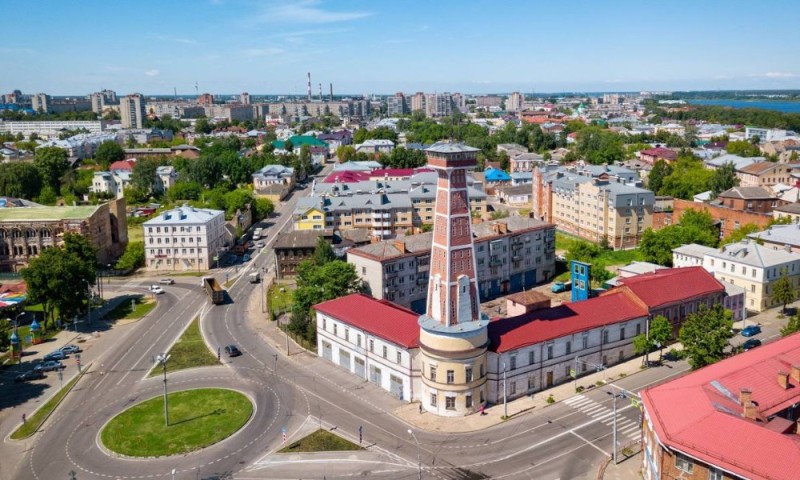 Create meme: Rybinsk fire tower, Rybinsk tower, fire tower Yaroslavl