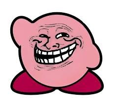 Create meme: memes trollface, memes, kirby trollface