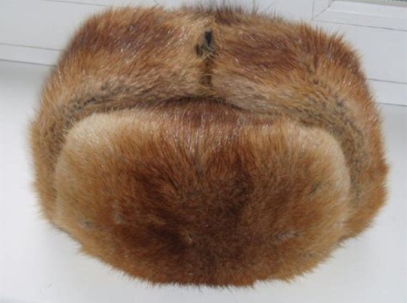 Create meme: fur hat of the USSR, muskrat cap of the USSR, pyzhikovaya hat