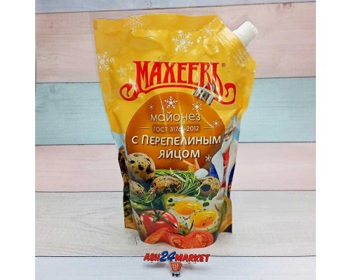 Create meme: makheev mayonnaise with quail egg, makheev mayonnaise with quail egg, makheev mayonnaise 380g with quail egg