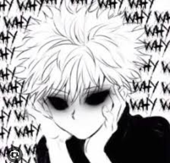 Create meme: killua drawing, figure , anime killua