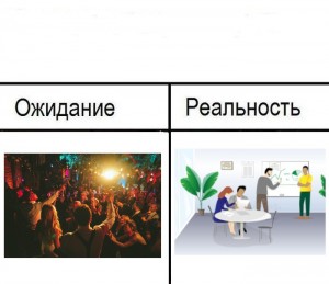 Create meme: memes expectation reality, meme expectation reality template, expectation reality template