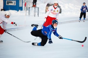 Create meme: The national team of Russia on hockey with the ball, images with the game of hockey, the championship of Russia on bandy