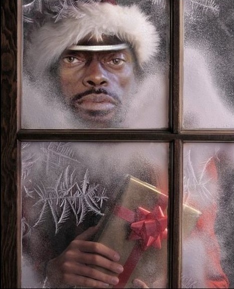 Create meme: the dark Lord new year, meme happy new year, The black lord santa Claus