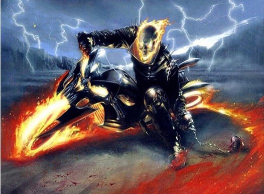 Create meme: Marvel ghost rider, Ghost rider Johnny Blaze, Ghost rider 