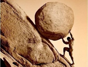 Create meme: willpower, Sisyphus