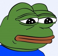 Create meme: Pepe the sad frog, meme sad frog, sad frog