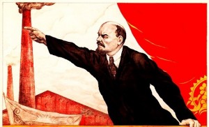 Создать мем: плакат с лениным призрак бродит по европе, коммунизм, призрак коммунизма бродит по европе плакат