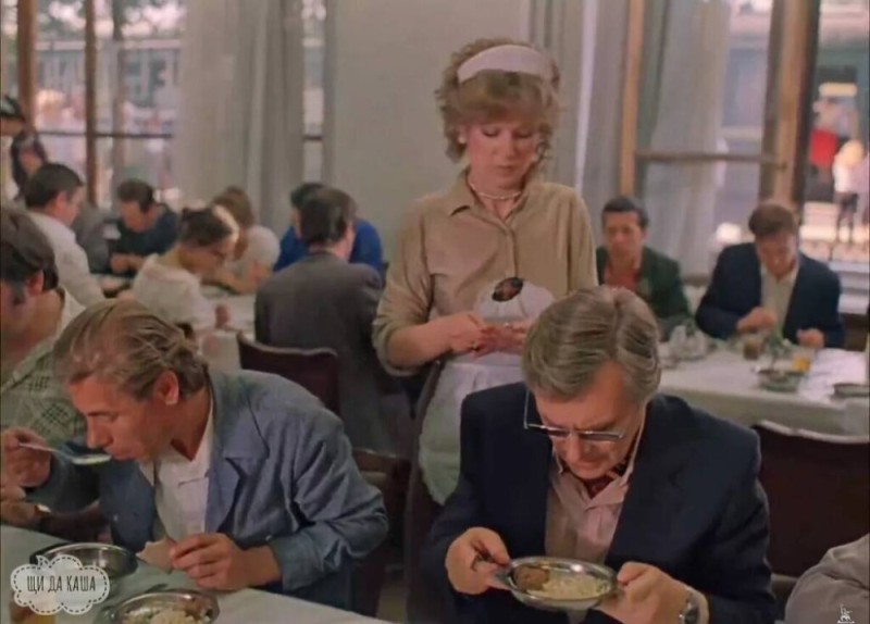 Create meme: train station for two shots in a restaurant, a shot from the movie train station for two, station for two movie 1982