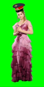 Create meme: ball gown, Hermione in a dress at the ball, Hermione in a dress