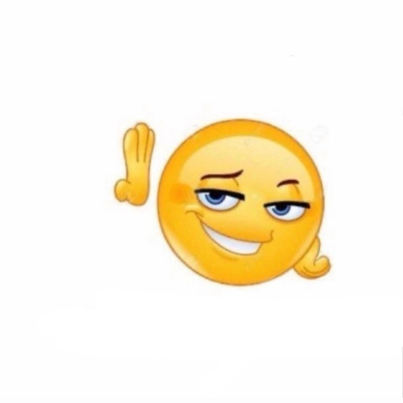 Create meme: smiley , flirting emoji, tricky smiley face