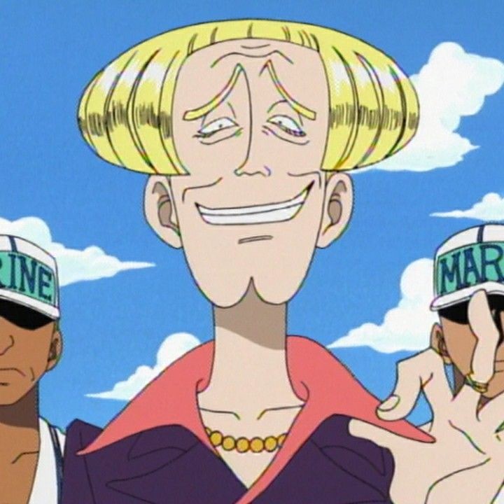 Create meme: one piece helmeppo, Helmeppo van Pease, van pease 1999