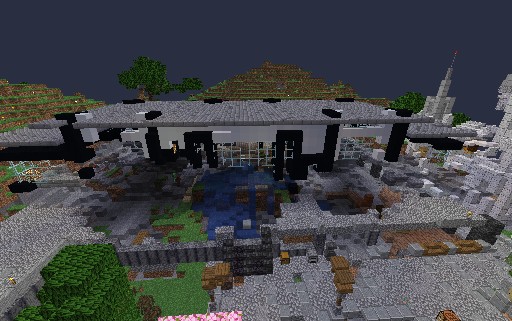 Create meme: maps for minecraft, minecraft military base, a military base in Minecraft