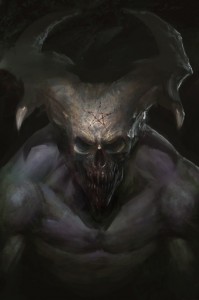 Create meme: Demons 2, art antonio j manzanedo, evil demon