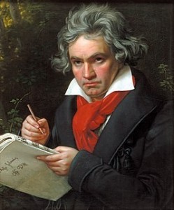 Create meme: van Beethoven, heart — that is the true lever of all that is great. Ludwig van Beethoven., Beethoven in headphones