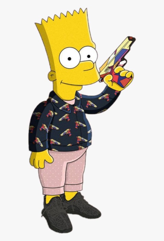 Create meme: background of the simpsons, the simpsons characters, Bart Simpson 