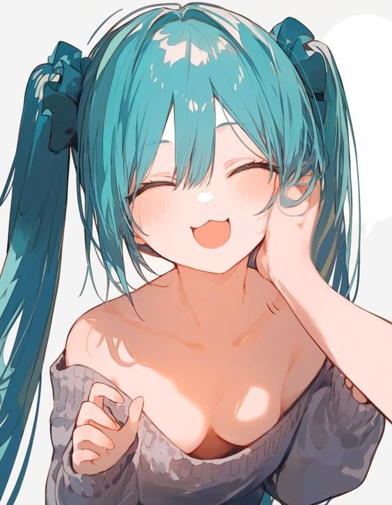 Create meme: anime Hatsune Miku, hatsune miku art, hatsune miku anime