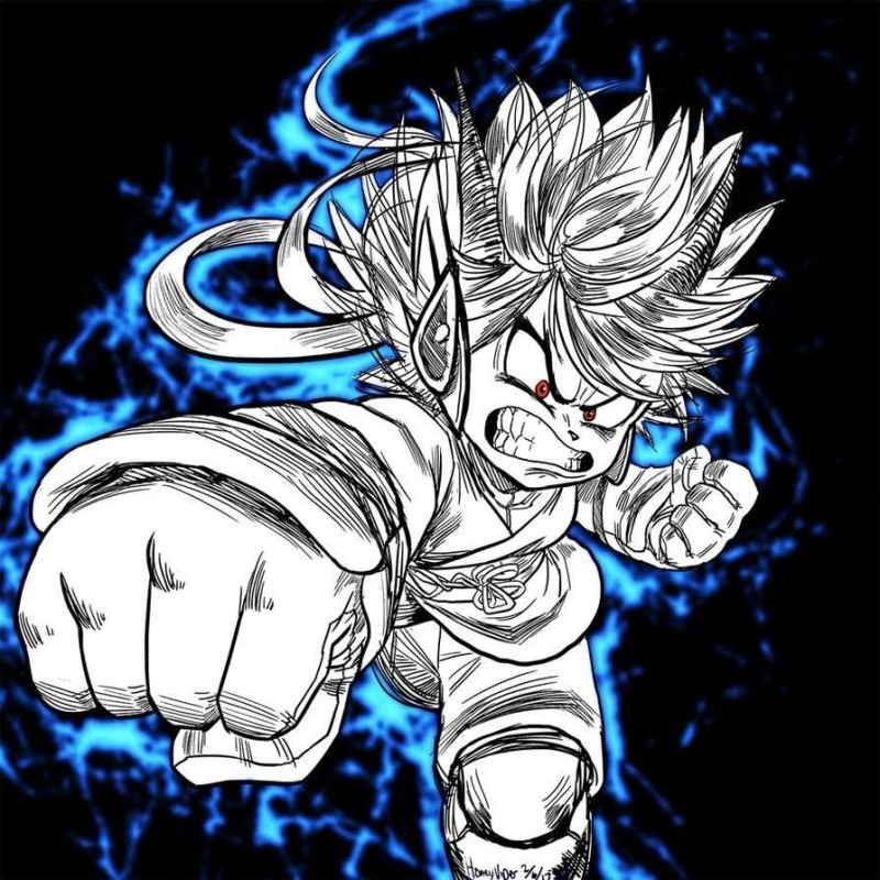 Create meme: goku , saiyan, dragonball manga characters