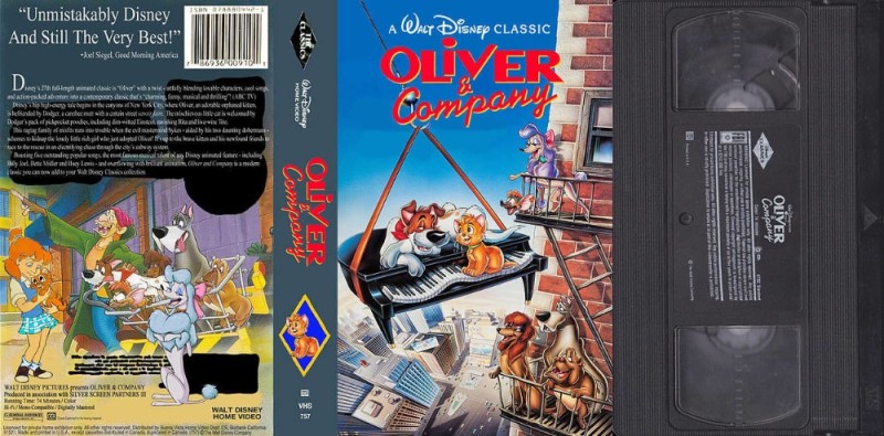 Создать мем: oliver company lp, оливер мультик, оливер и компания (1988) oliver & company